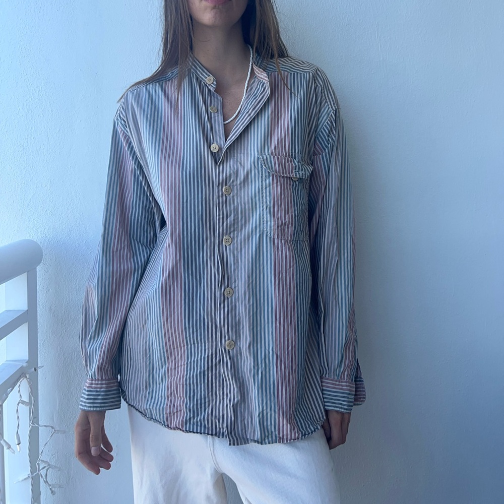 Claiborne Multicolor Striped Blouse